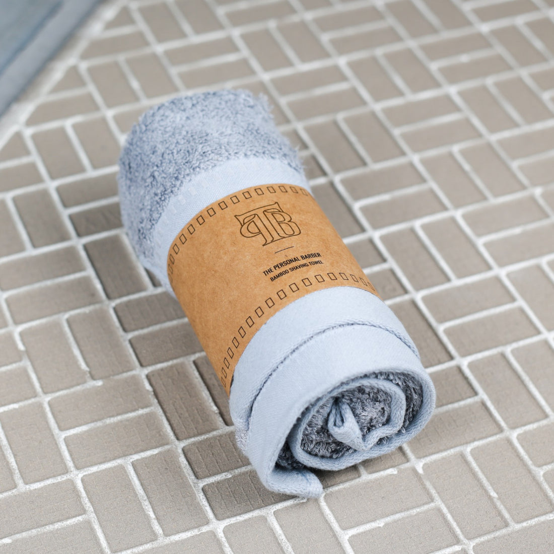 The Personal Barber Grey Bamboo Shaving Towel