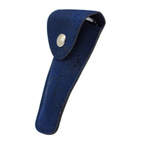 Cork Leather Razor Case Blue