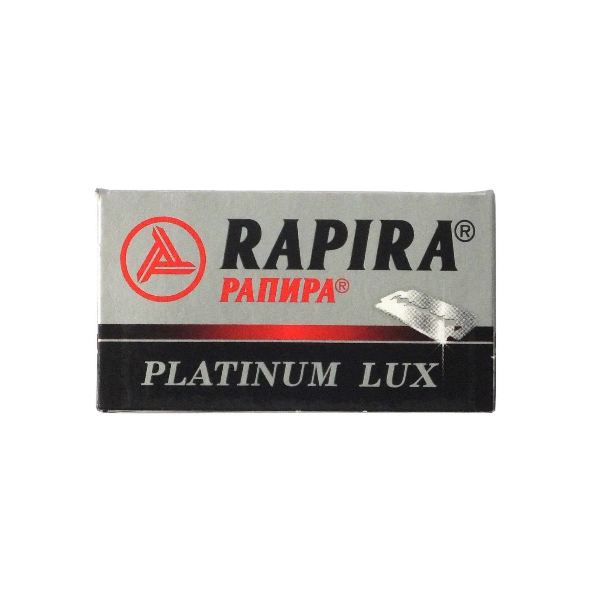 Rapira Platinum Lux DE Blades – The Personal Barber