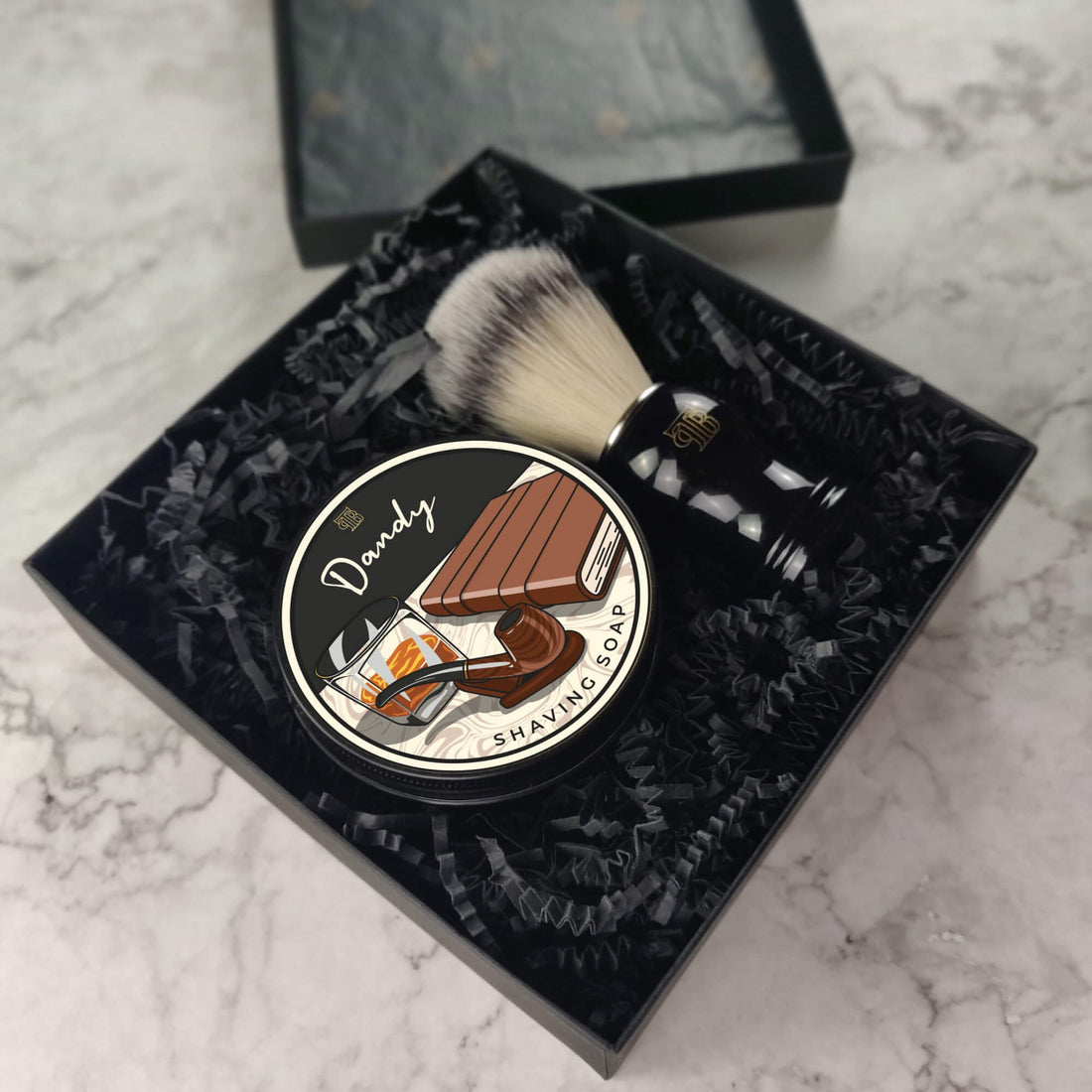 Shaving Soap And Brush Gift Set