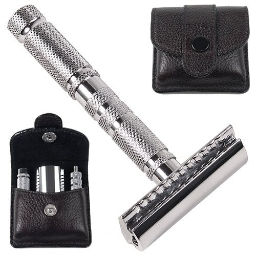 A1R Travel Safety Razor Leather Case