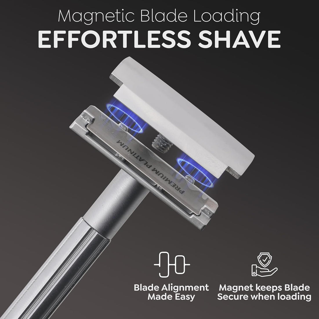 Safety Razor Zoomed In Parker SoloEdge Single Edge Safety Razor – The Personal Barber