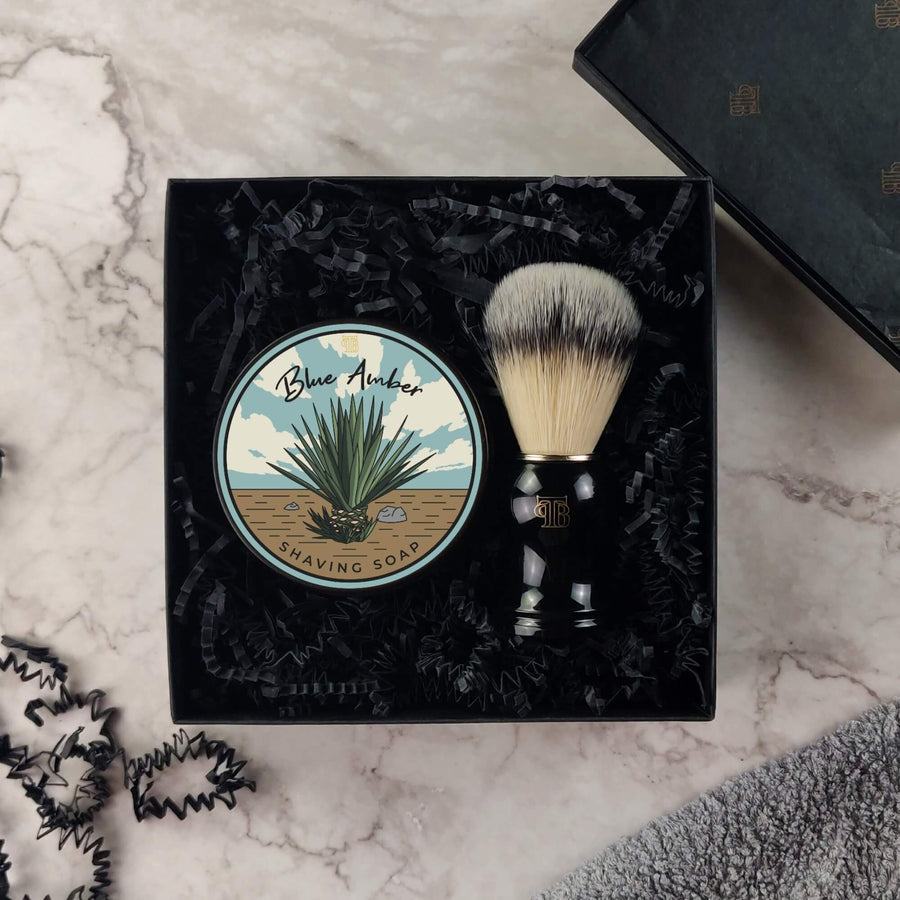 Shaving Soap And Brush Gift Set