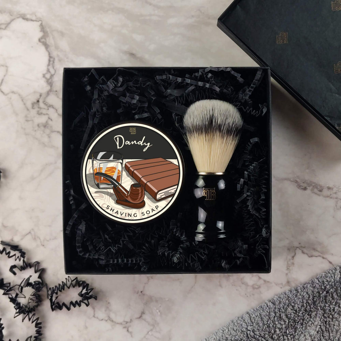 Shaving Soap And Brush Gift Set