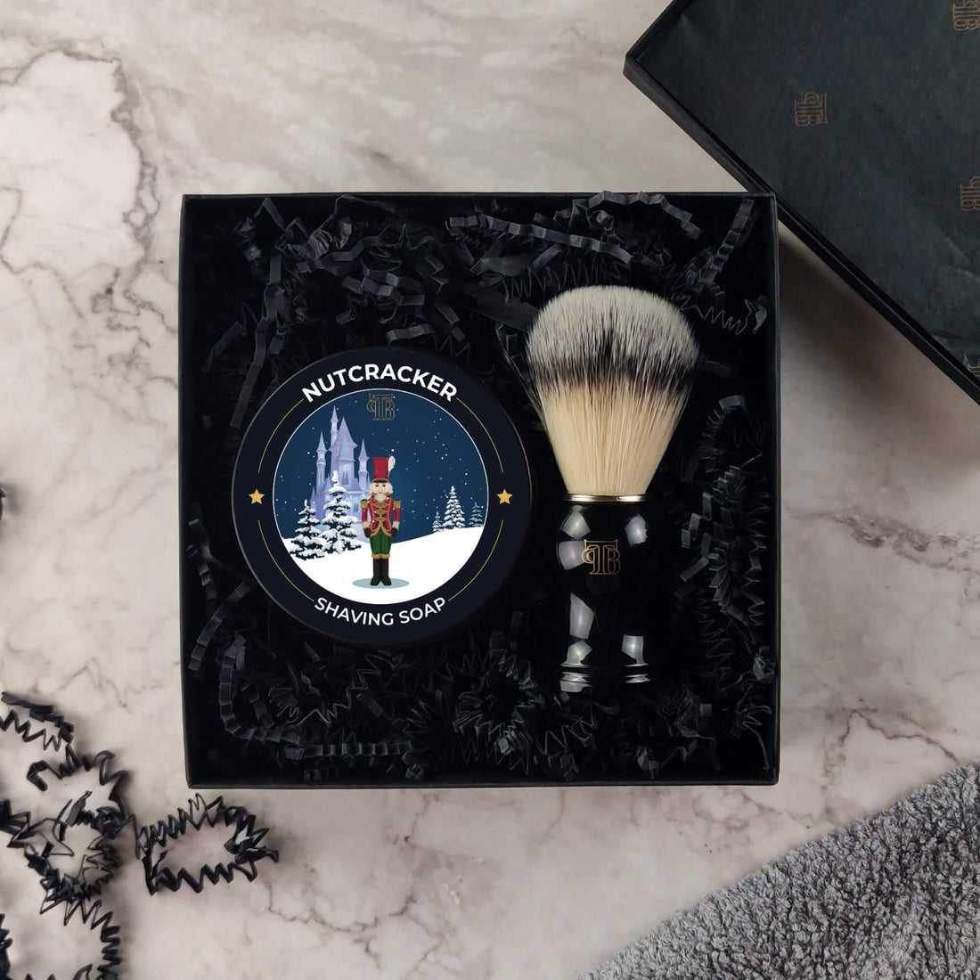 Shaving Soap And Brush Gift Set