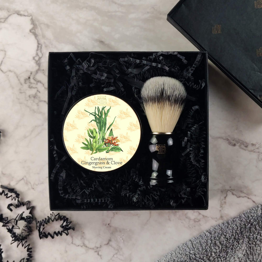 Shaving Cream And Brush Gift Set