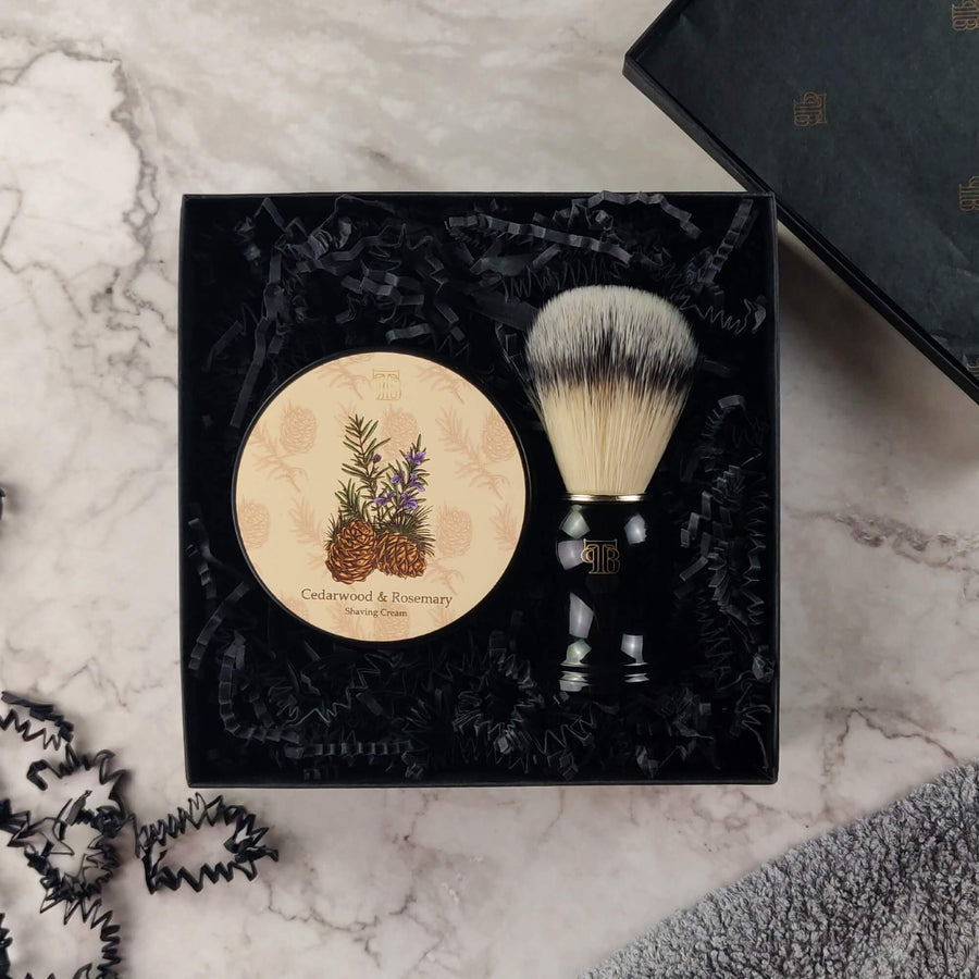 Shaving Cream And Brush Gift Set