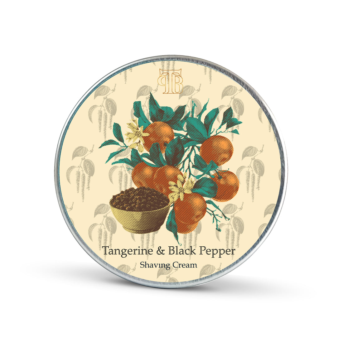 The Personal Barber Tangerine & Black Pepper Shaving Cream