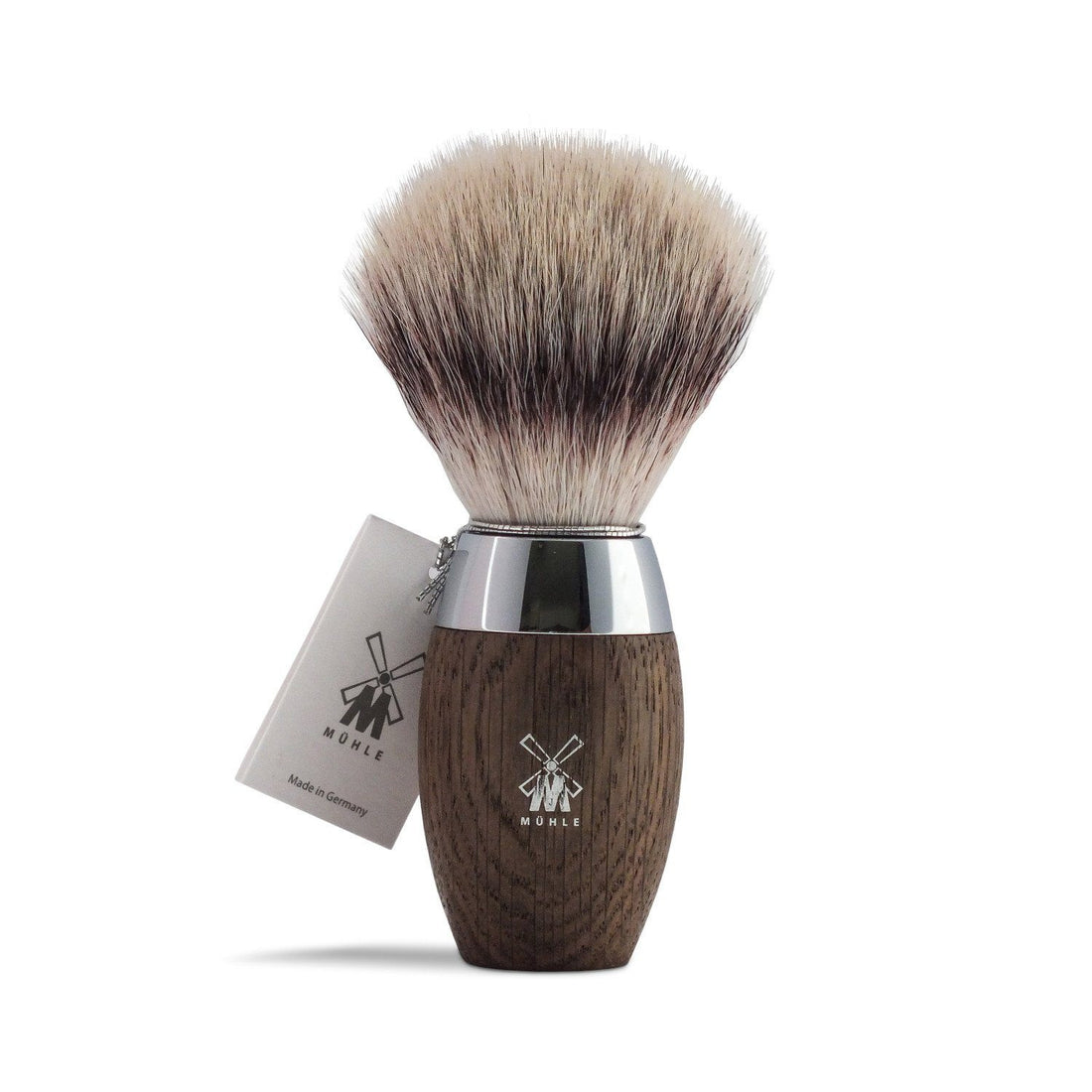 Muhle Kosmo Silvertip Fibre Shaving Brush with Bog Oak Handle 